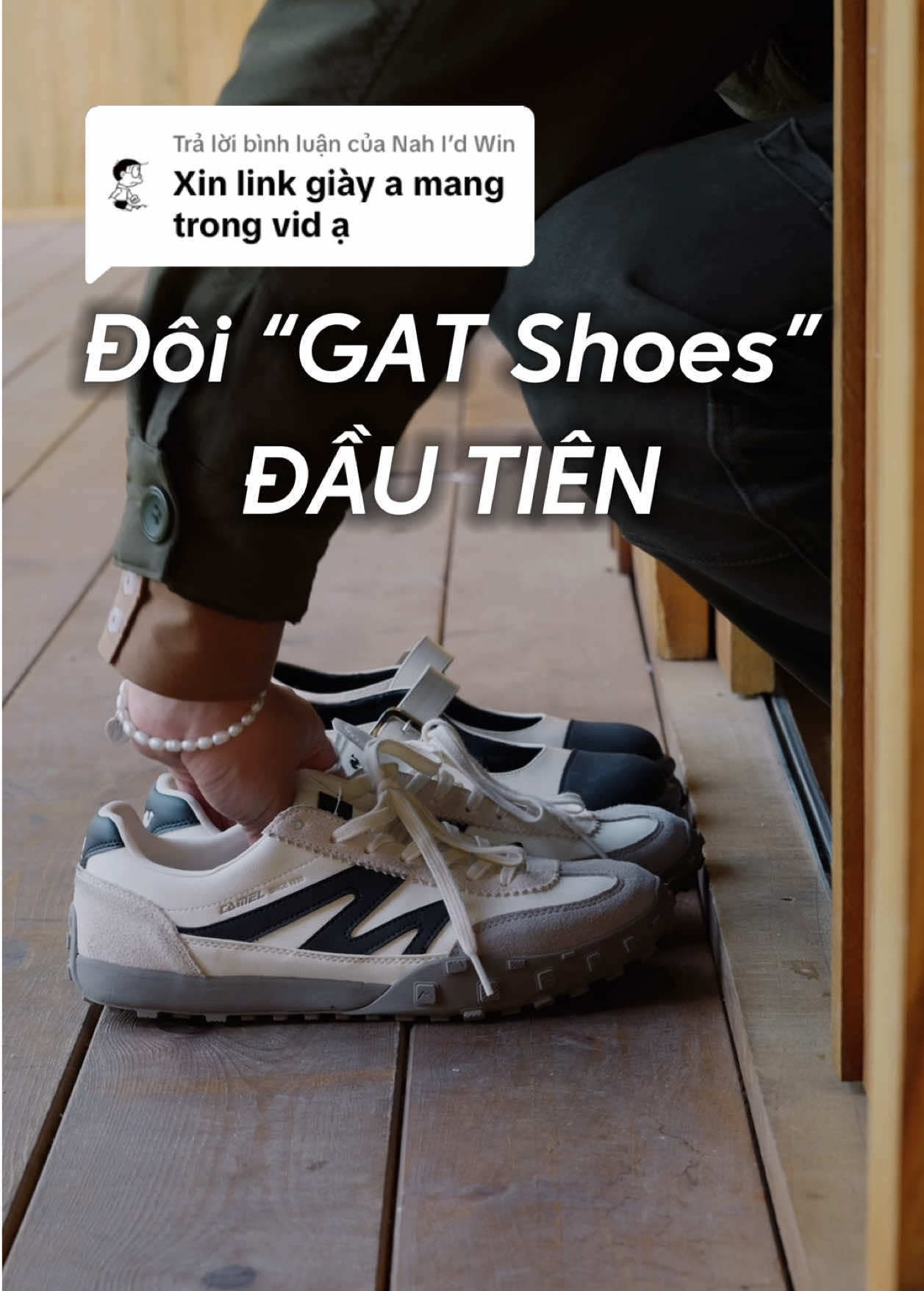 Trả lời @Nah I’d Win đôi gat shoes đầu tiên từ camel