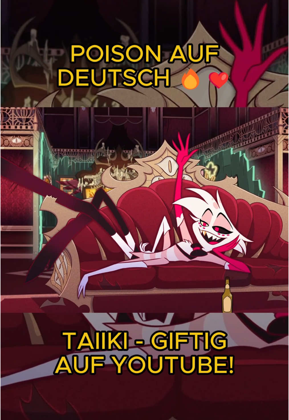 Na, habt ihr schon reingehört? 💜👀 #Taiiki #hazbinhotelcover #poison #angeldust #fyp #viral #hazbinhotel #songcover #singing  #vaggie #charliemorningstar 