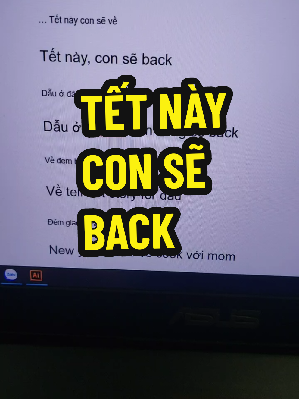 Tết này con sẽ back bùi công nam tết này con sẽ về vietlish english vocabulary  xuân, tết, 2025 #english 