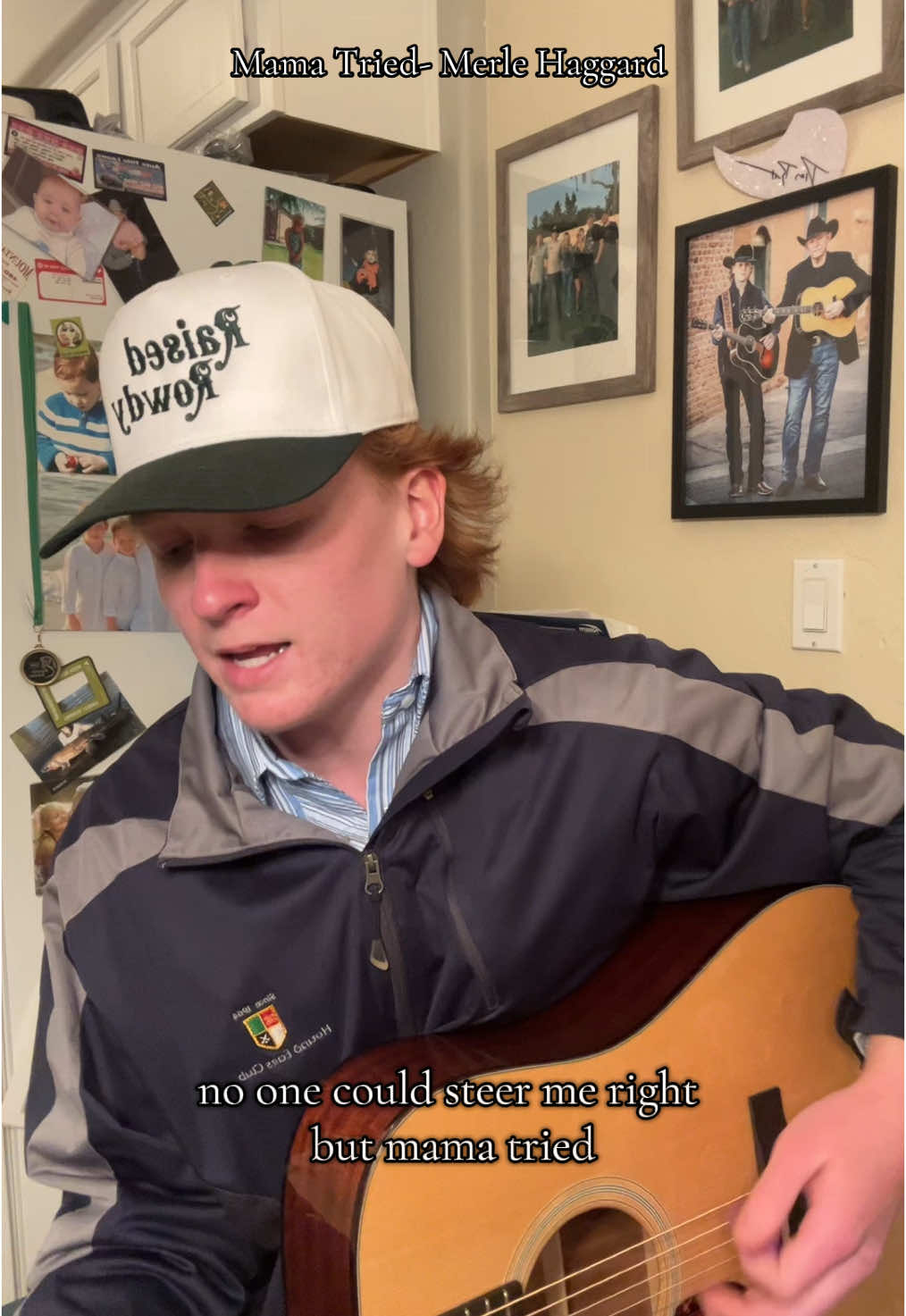 This video being my third Merle cover in a row is fine by me. Hopefully y’all are cool with it too. This one goes out to my Grandpas friend, Kirk Mims. War Eagle Kirk! 😂 #fyp #oldcountry #foryoupage #merlehaggard #tiktokisback #countrymusic #countrysong #tiktok 