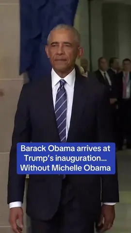 Barack Obama cut a lonely figure as he arrived at the inauguration of Donald Trump. Daily Mail revealed that Michelle Obama decided not to attend as she doesn’t want to be ‘fake’  #barackobama #obama #michelleobama #news #inauguration #trump #donaldtrump 