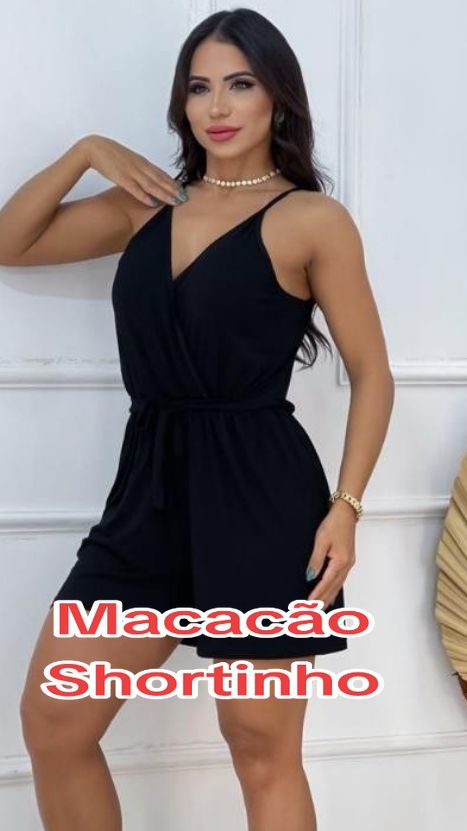 Macaquinho shortinho curto, moda blogueira, com alça e laço, Gostou !  Diga quero nos comentários que te envio o link.  #macacaofeminino #modafemenina  #modafemininatiktok  #modafemininaonline 