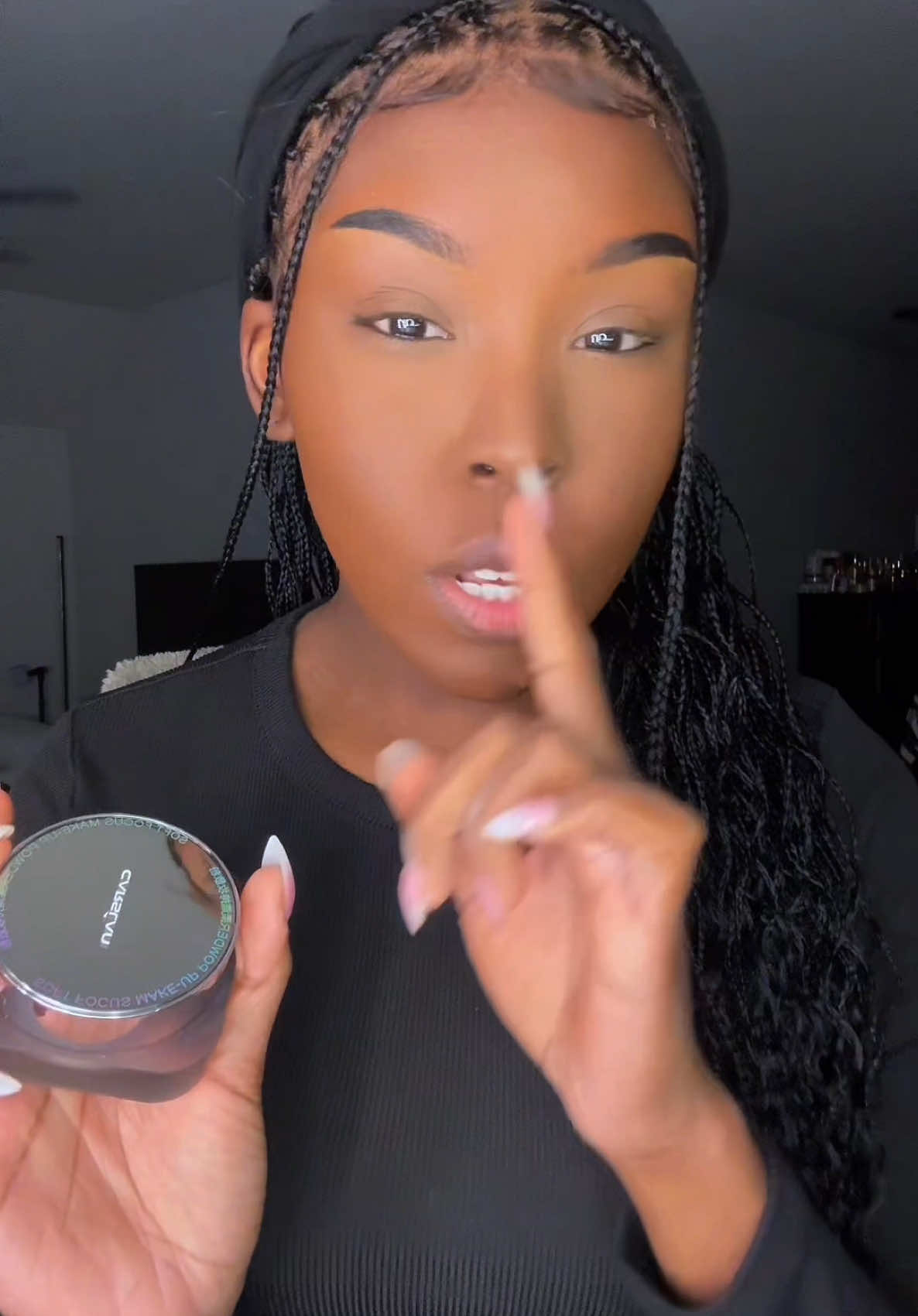 #ad The @carslan_us Soft Focus Make-up Powder absolutely gives filter and I am HERE for it •• #CARSLAN #flawlesspowder #viral #settingpowder #waterproof #makeup #beauty #CarslanPowder 