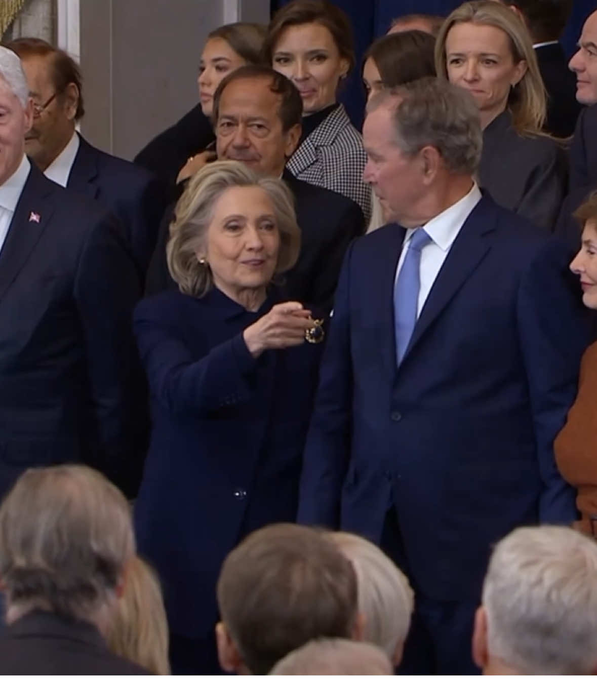 Former Presidents Clinton, Bush and Obama made ceremonial entrances in the U.S. Capitol Rotunda on Monday for the inauguration of President-elect Trump.   Watch more at c-span.org #clinton #bush #obama #inauguration #cspan 