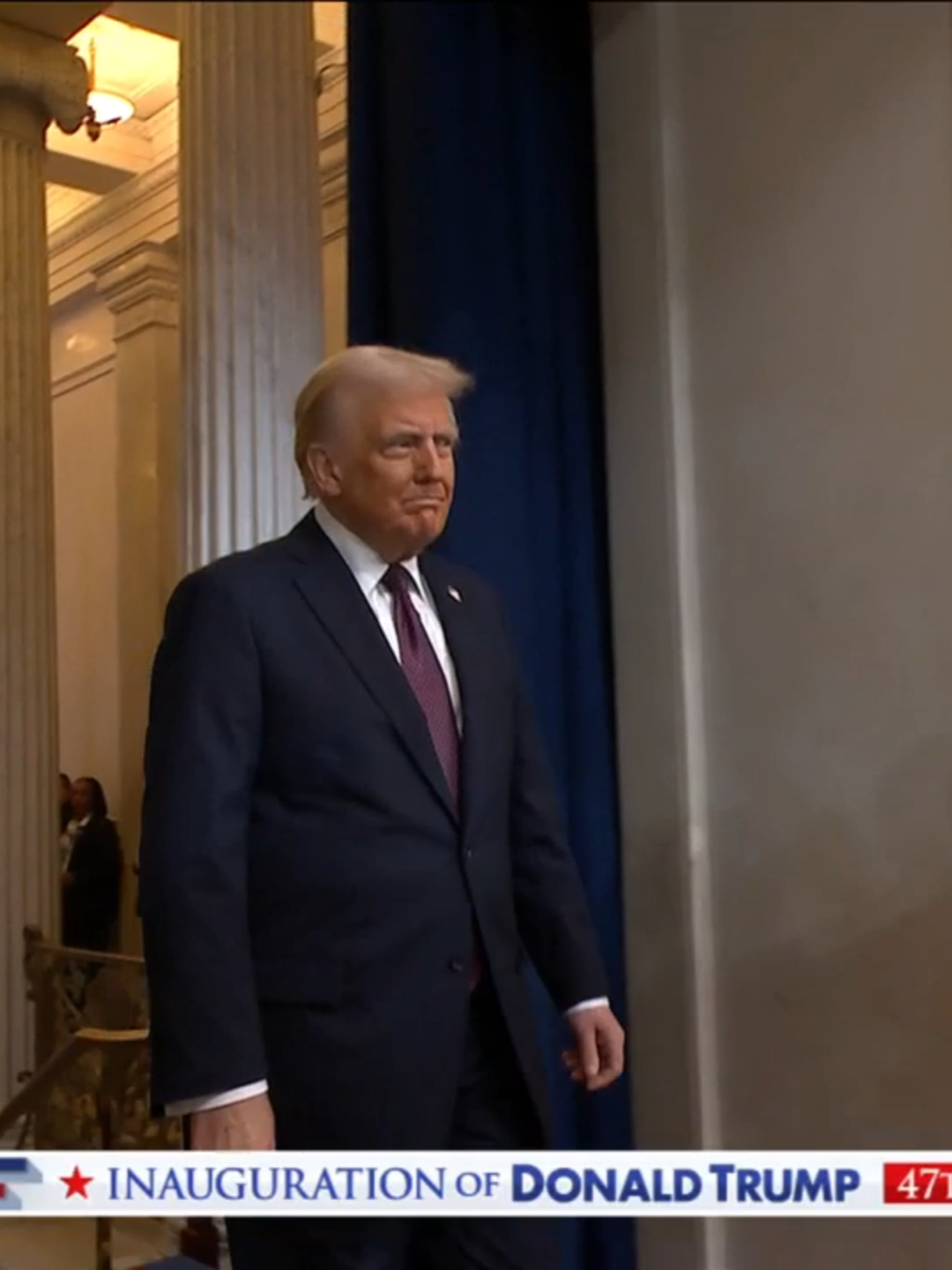 JUST IN: President-elect Donald J. Trump is introduced at his second inauguration ceremony where he will soon be sworn in as the 47th president of the United States.