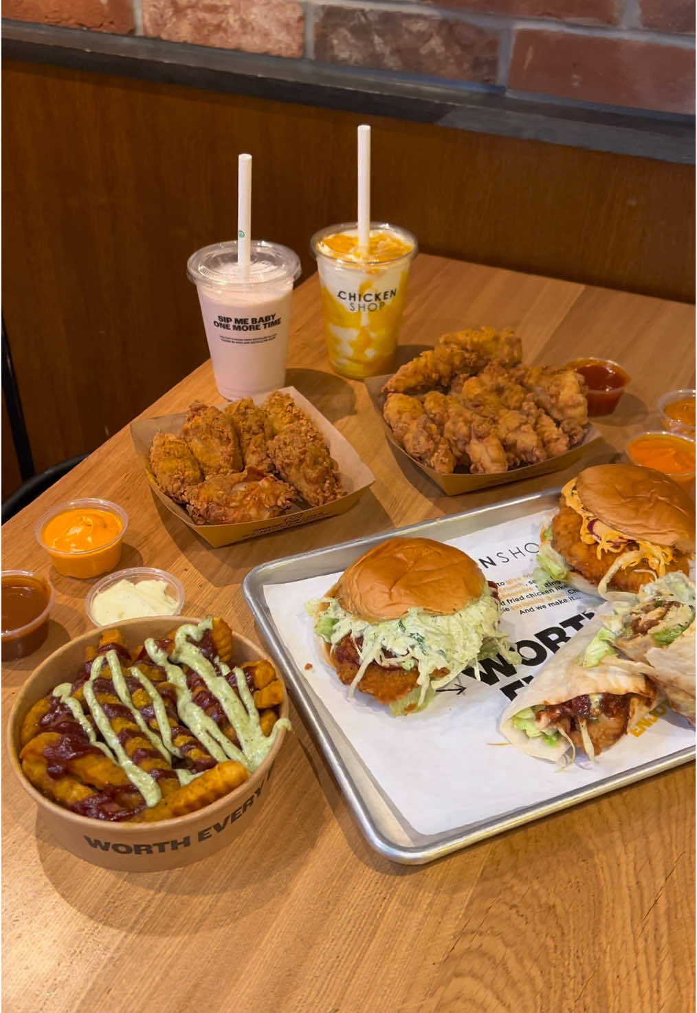 INDIAN inspired range at CHICKEN SHOP dropping tomorrow❗️❗️  Honestly I don’t know what I was expecting but these flavours exceeded that!  @Chicken Shop  #fyppp #londontiktok #uktiktok #halal #2025  #chickenshop #burger #loadedfries #sandwich #wrap #wings #tenders #flavour #sauce #milkshake 