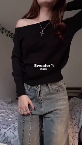 เสื้อแขนยาวไหมพรมเปิดไหล่ มีสามสีน้าา Black / White / Pink #OOTD #outfit #outfitideas #OOTD #เสื้อผ้าผู้หญิง #เสื้อผ้าแฟชั่น #ไอเดียแต่งตัว #สไตล์การแต่งตัว #คลาสแต่งตัว #คลาสแฟชั่น #เสื้อกันแดด #เสื้อแขนยาว #เสื้อกันหนาว #เสื้อไหมพรม #เสื้อไหมพรมแฟชั่น #เสื้อปาดไหล่ 