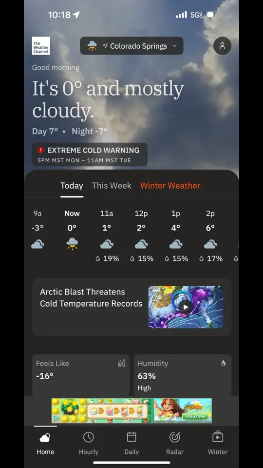 It definitely has been interesting on How cold it’s been the last couple of days in CO. my bones hate it. But on a bright side, gives me a reason to not leave my house . how cold is it where you are at?  ##staywarm##freezingweather##freezing##colorado##coloradosprings##arthritis##co