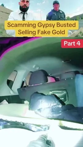 Scamming Gypsy Busted Selling Fake Gold #cops #police #policeoftiktok #copsoftiktok 