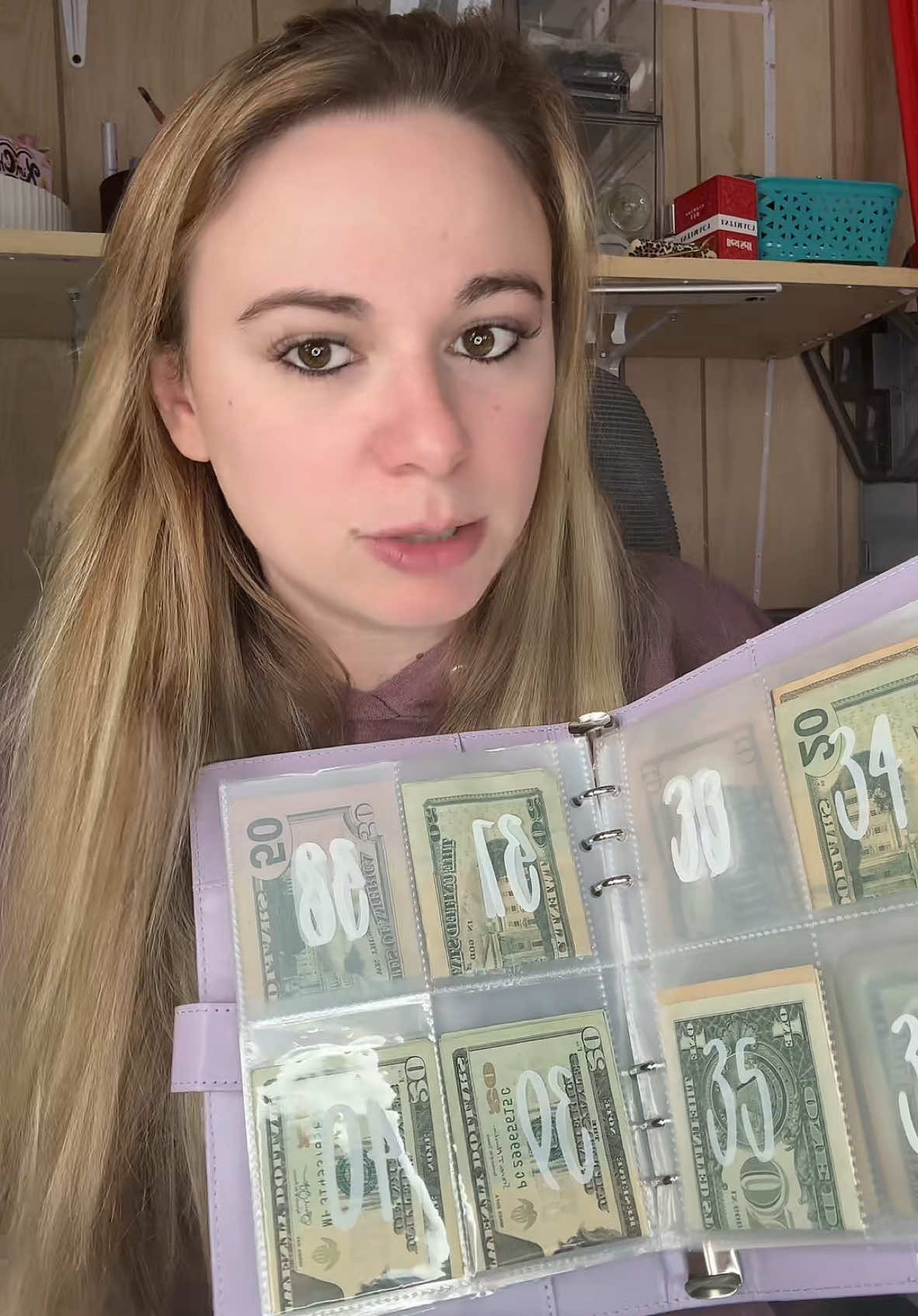 100 envelope savings binder #100envelopechallenge #savemoney #money #moneytips 