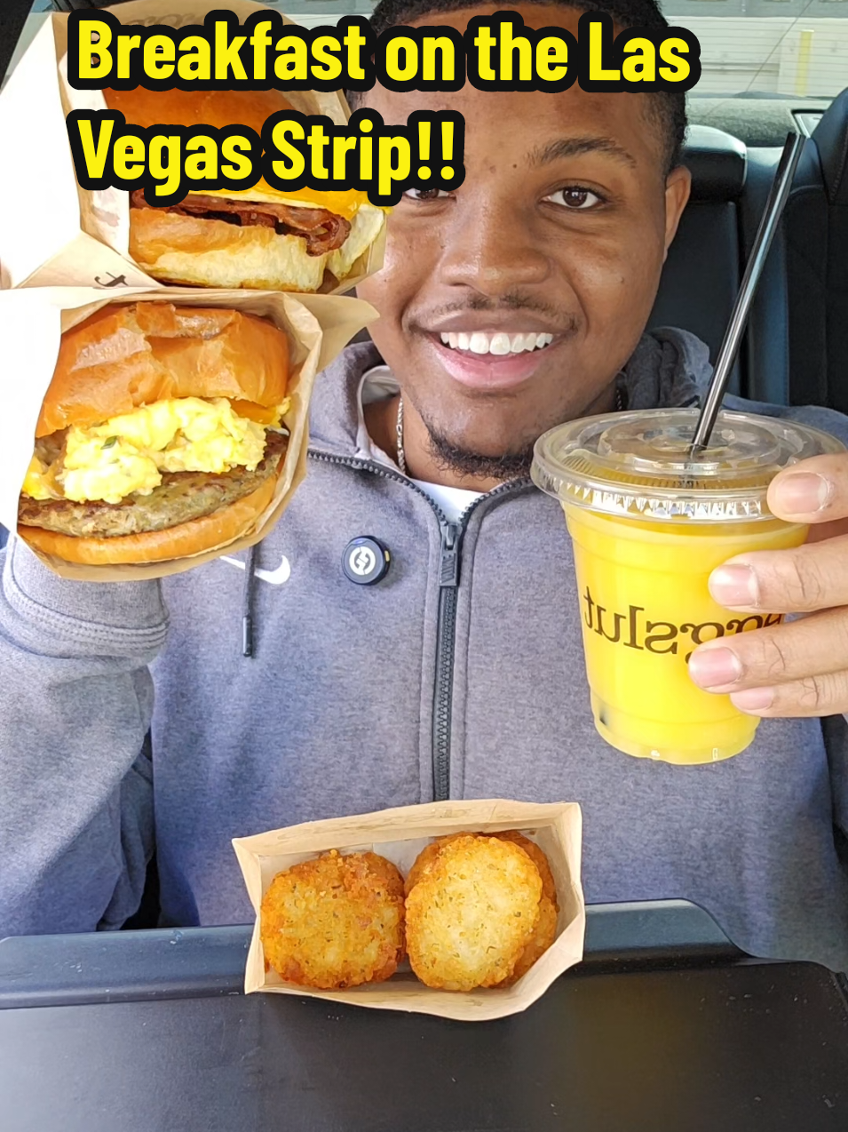 Breakfast in The Cosmopolitan of Las Vegas🙅🏾‍♂️ #foodcritic #foodreview #lasvegasfood #breakfast #hashbrowns #orangejuice #fyp 
