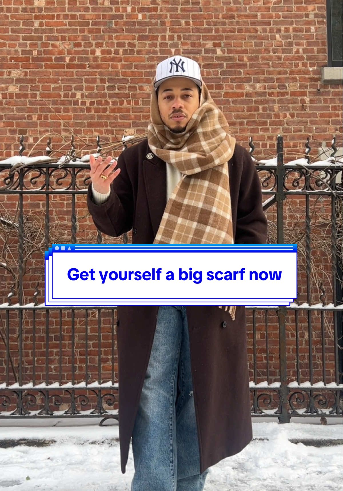 Get yourself a big scarf now  #scarfs #outfitinspo #outfit #scarftutorial 
