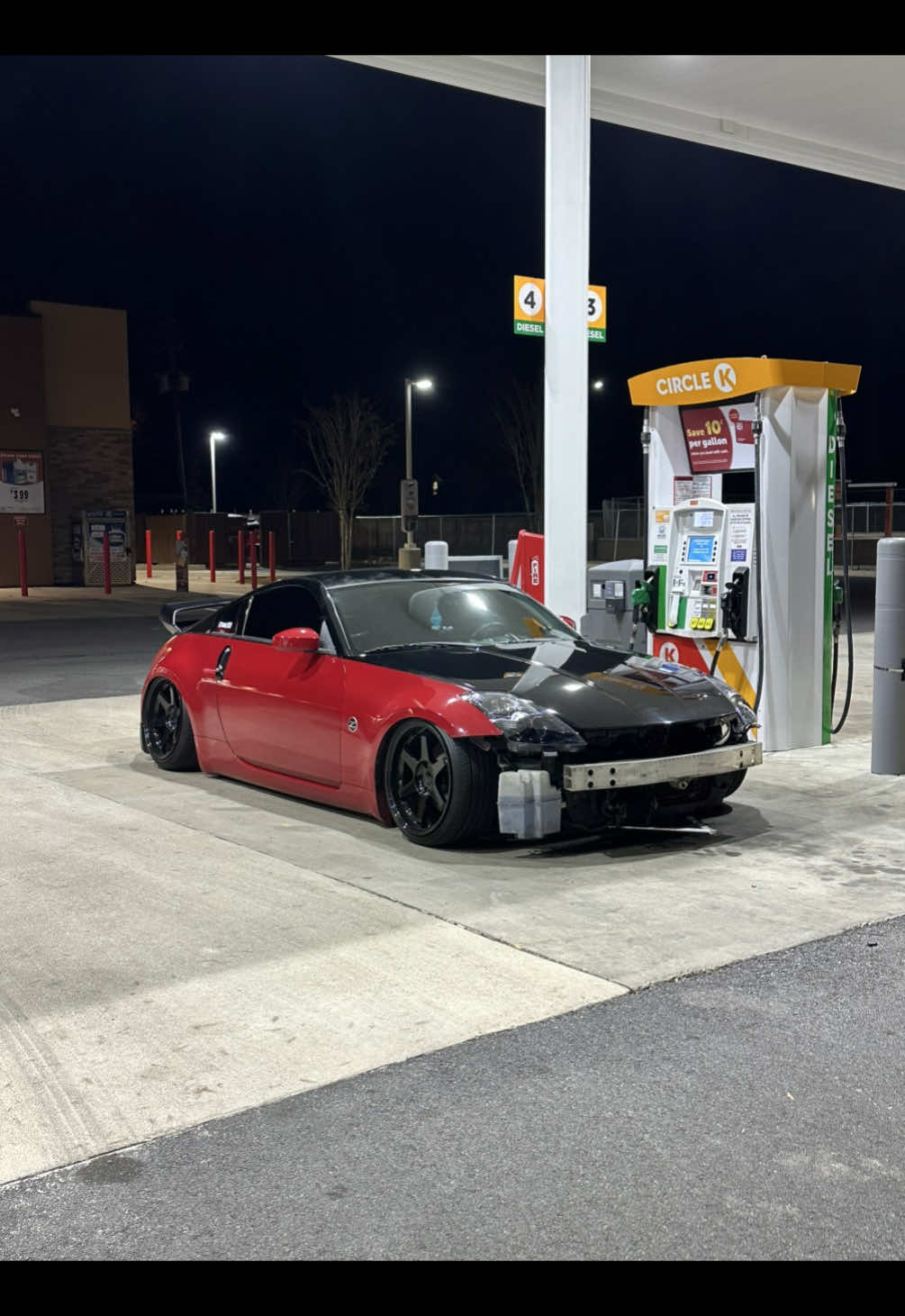 Eventful night 👮🏼‍♂️ @nate #cop #350z #fyp #bagged #stance #static #z33 #mad #cartok 
