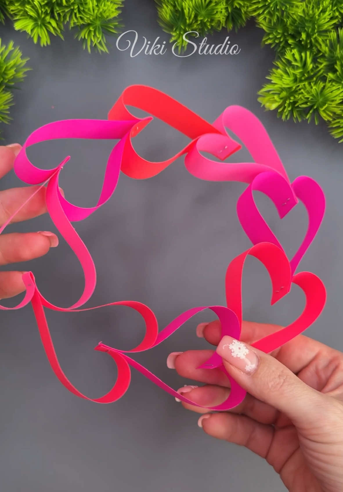 ❤️ Easy Craft Ideas for Valentine's Day DIY Paper Heart ❤️ Valentine’s Day Decorations Paper Garland #ValentinesDay #valentinesdaycraft #papercraft #paperheart #foruyou 
