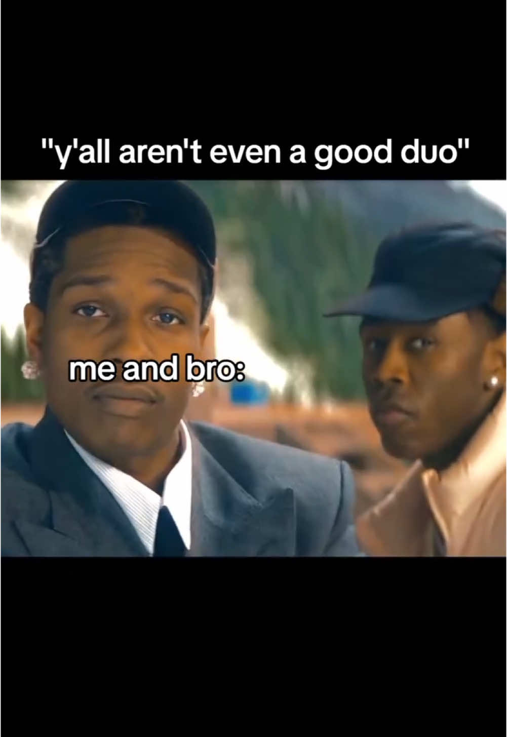 Is this the best duo in the rap game⁉️ #Tiktok #Rap #TylerTheCreator #AsapRocky 