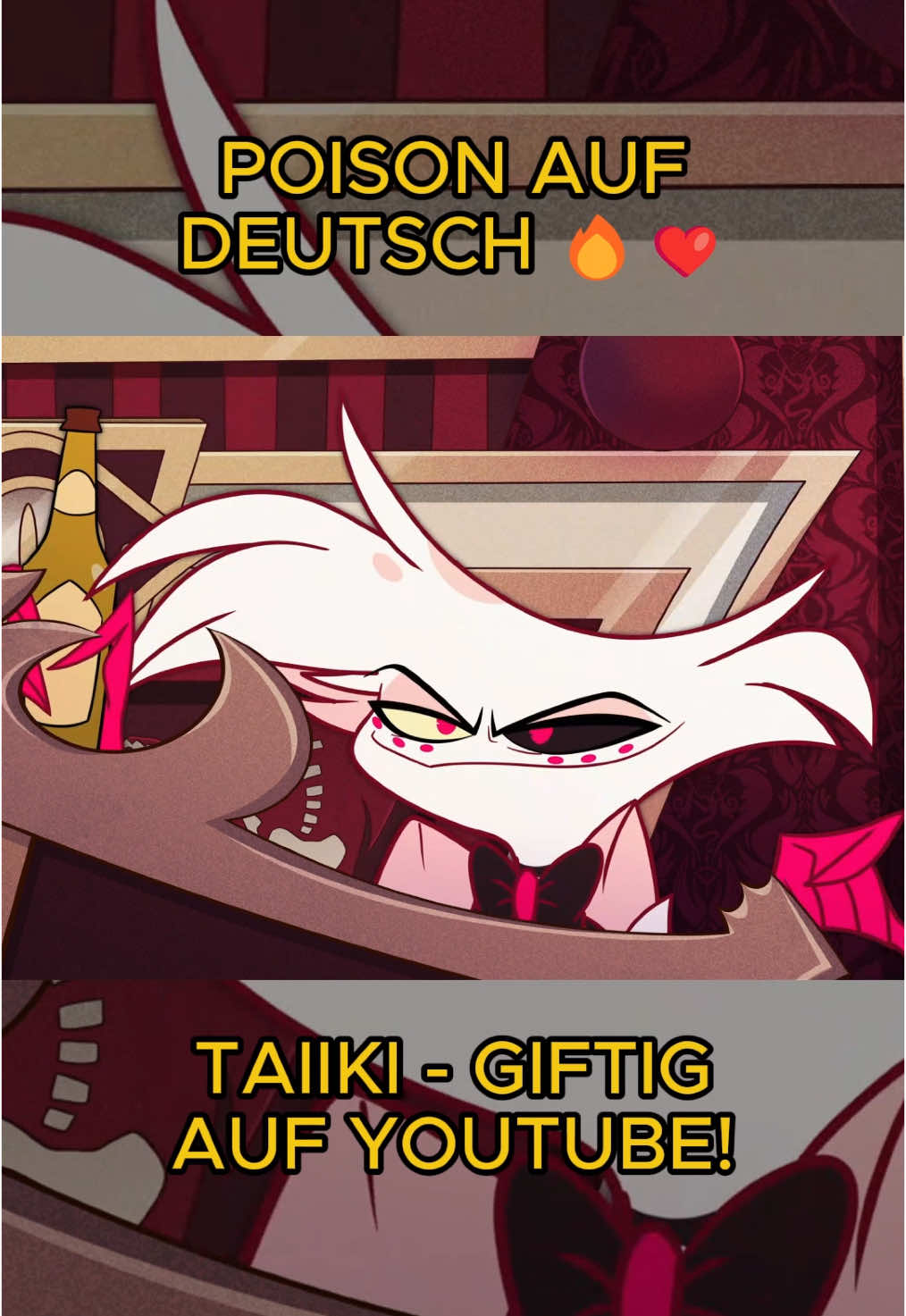 Daran schuld bin allein ich🙂‍↕️✨ #Taiiki #hazbinhotelcover #poison #angeldust #fyp #songcover #singing #viral 