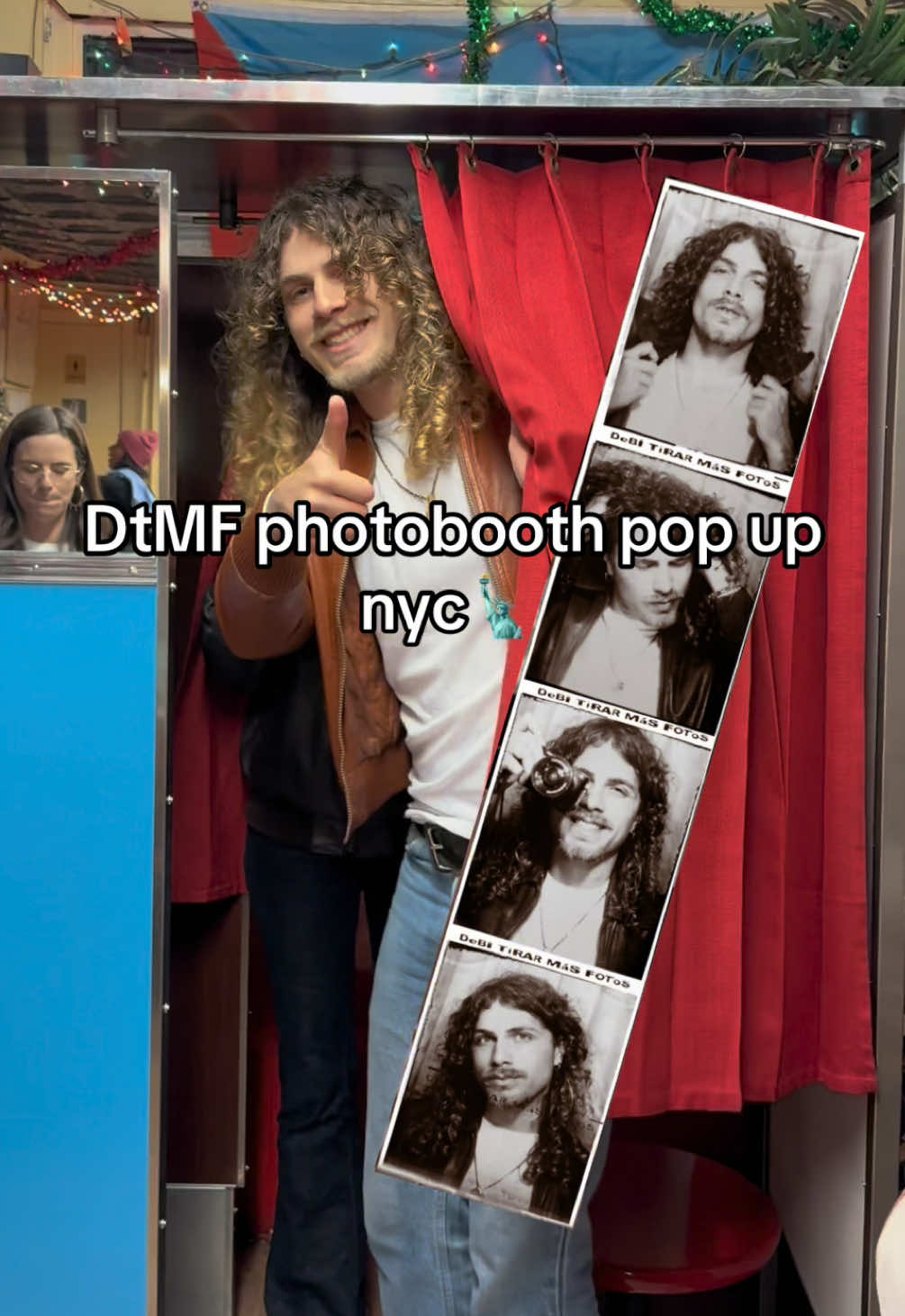 bad bunny photobooth pop up in brooklyn ny #dtmf #badbunny #foryou #photo #photobooth #debitirarmásfotos #tonitas @amazonmusiclatin 