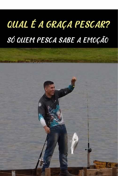 Sobrinho empolgou…🤣 #pesca #fishing #fyp 