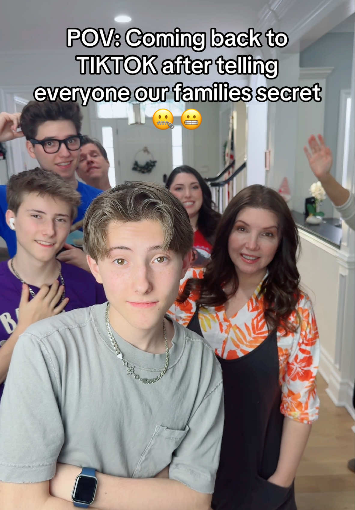 So can we all pretend it didn’t happen… #5thsibling #sharpefamilysingers #fyp 