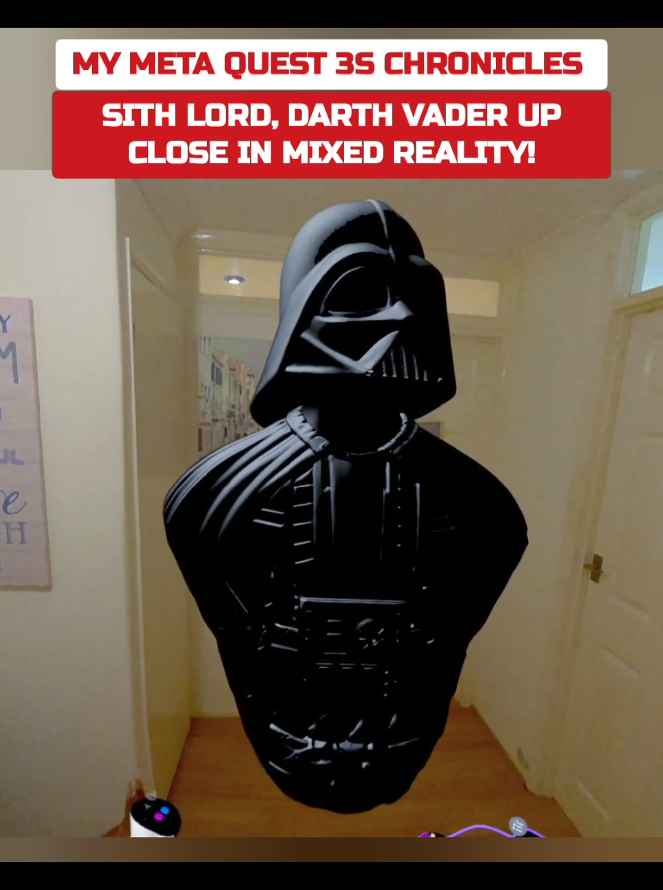 Viewing/modifying a Darth Vader model in mixed reality, it was incredible! From his iconic helmet to the intricate details of his suit, it felt like I was standing face-to-face with the Sith Lord.