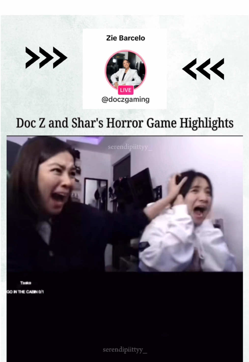 “‘wag ka matakot”-Doc Z 2025 HAHAHAHA naawa na ako kay Ate Sharlene eh😆 @Zie Barcelo I @Sharlene San Pedro   #goodiezie #doczgaming #goodie #KTIT #SSPG #horrormoment #horrorgame #serendipiitty_ #fypシ #fyp