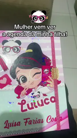 Que perfeita! Agenda 2025 Escolar ✨ #agenda #voltaasaulas #luluca #personalizado #infatil #rosa #viralvideos 