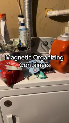 Magnetic Storage Shelf #organization #organizewithme #laundry #storage #storageshelf #organizingtiktok #tiktokmademebuyit #tiktokshopfinds 