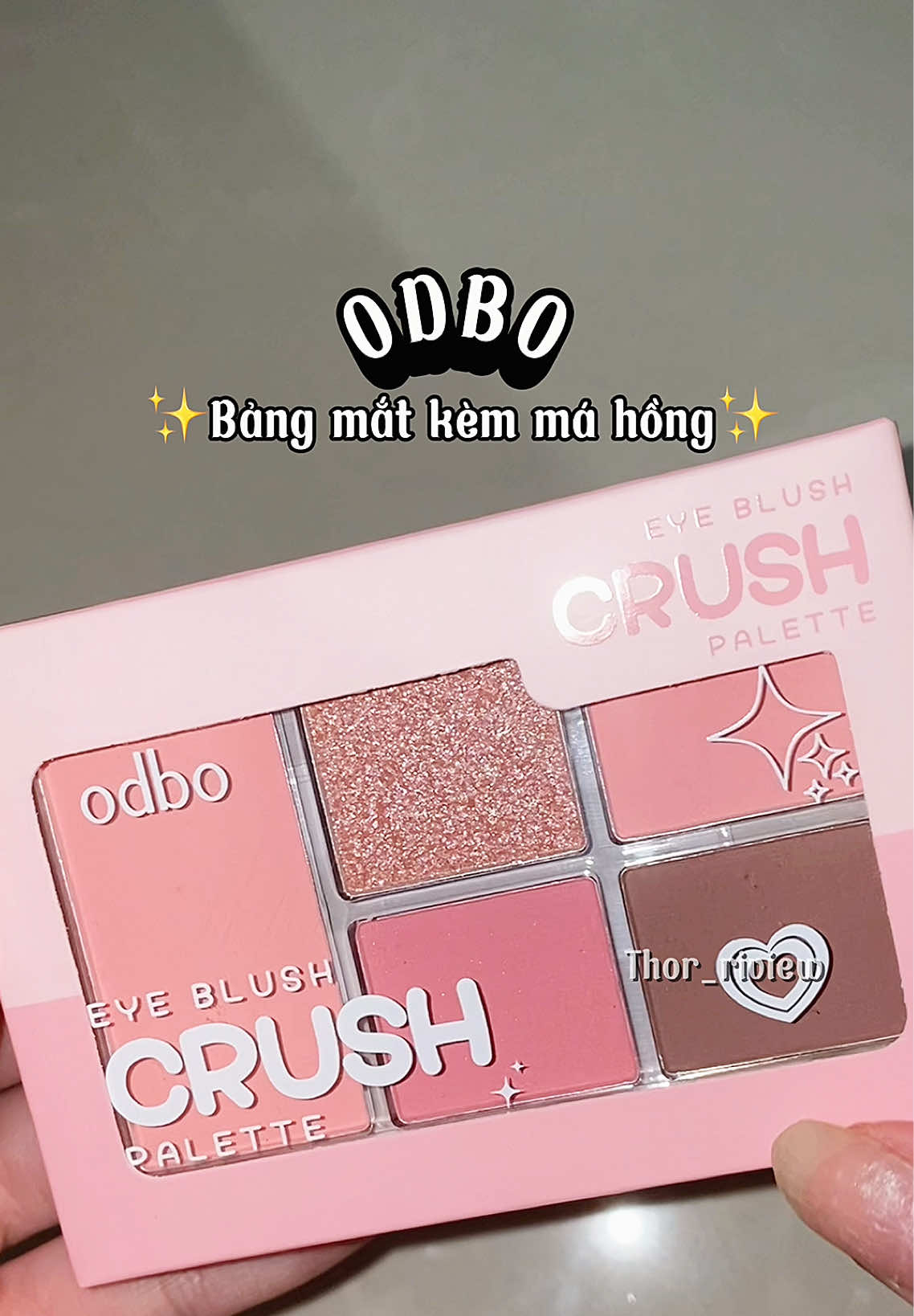 Dễ dùng, giá hạt dẻ, chất lượng khỏi phải bàn cho mấy bà mới tập makeup nhaa✅✅ #xuhuong #xuhuongtiktok #odbo #phanmat #phanmahong #bangmattonehong #bangmatgiare #makeup #tapmakeup #thor #review #fyp#CapCut 