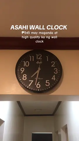 Ganduhhh #wallclock #clock #time #daynighttime #highquality #asahi 