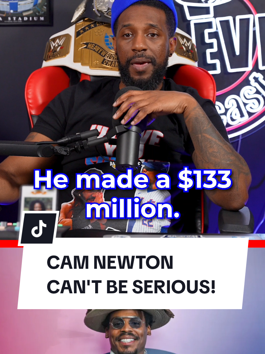 I Cant Take Cam Newton SERIOUSLY! #camnewton #nfl #finances #money #espn #podcastin #podcast #nflfootball #football 