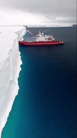 The S.A. Agulhas II icebreaking polar supply ship resupplying Antarctica. #machinepix #engineer #engineering #howitsmade #manufacturing #antarctica #icebreaker