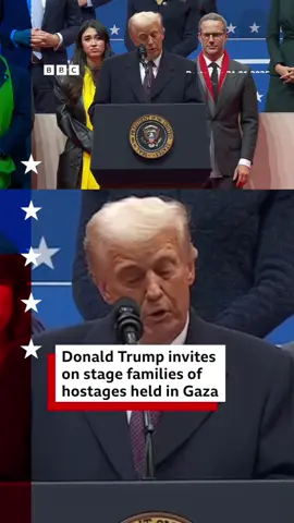 President Donald Trump also welcomed home hostages who returned to the US yesterday after being held in Gaza. #Gaza #Hostages #Israel #US #DonaldTrump #PresidentTrump #US #Inauguration #USInauguration #News #BBCNews