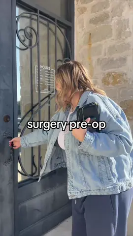 Surgery pre-op 