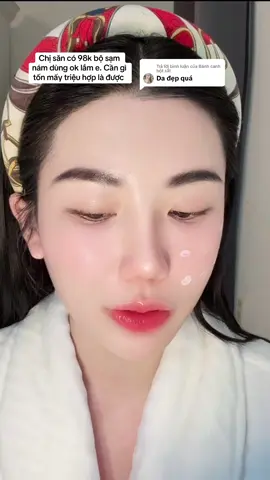 Trả lời @Bánh canh bột sắt bộ dưỡng quê skin chị dính lẹo luôn nè haaaaa. .