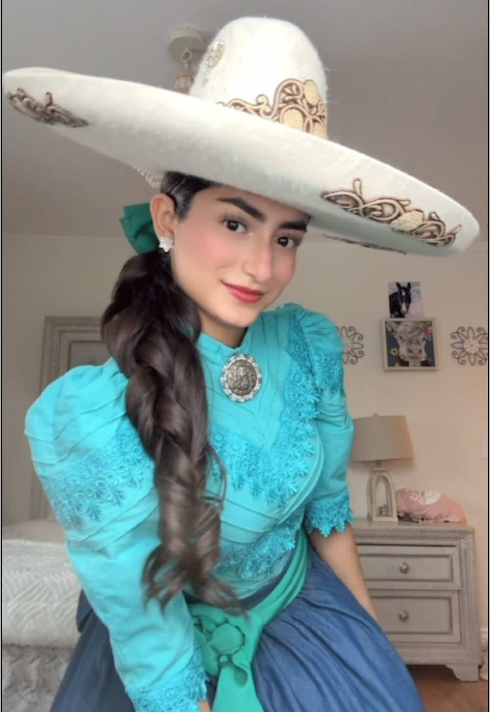 Ootd version Escaramuza❤️‍🔥👗 #fyp #OOTD #parati #escaramuza #charreria #trend #fypシ゚viral #trending #nwss2025 #transition 