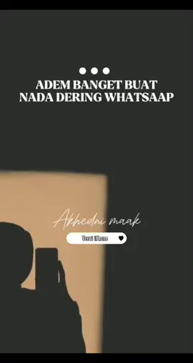 Membalas @🐣lilidut. Akhedni maak, next lagu apalagi yang cocok buat nada dering nih? #nadaderingwa #nadaderingwhatsaap #soundviral #nadadering 