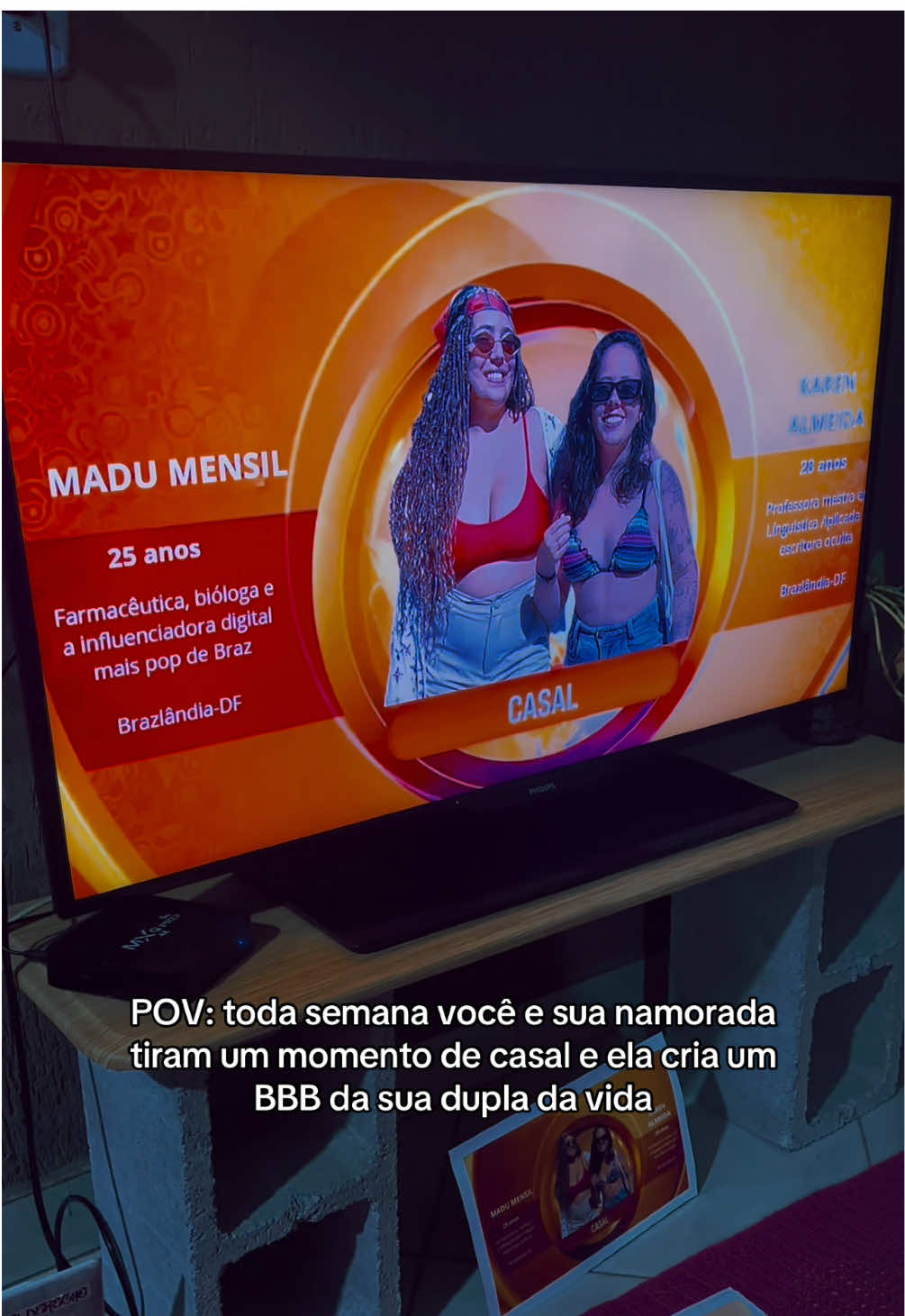 Gente eu jurooooo, morr0 com a criatividade desta mulher #casal #datedecasal #datecriativo #presentescriativos #casallgbt🌈👭 #lgbt🏳️‍🌈 
