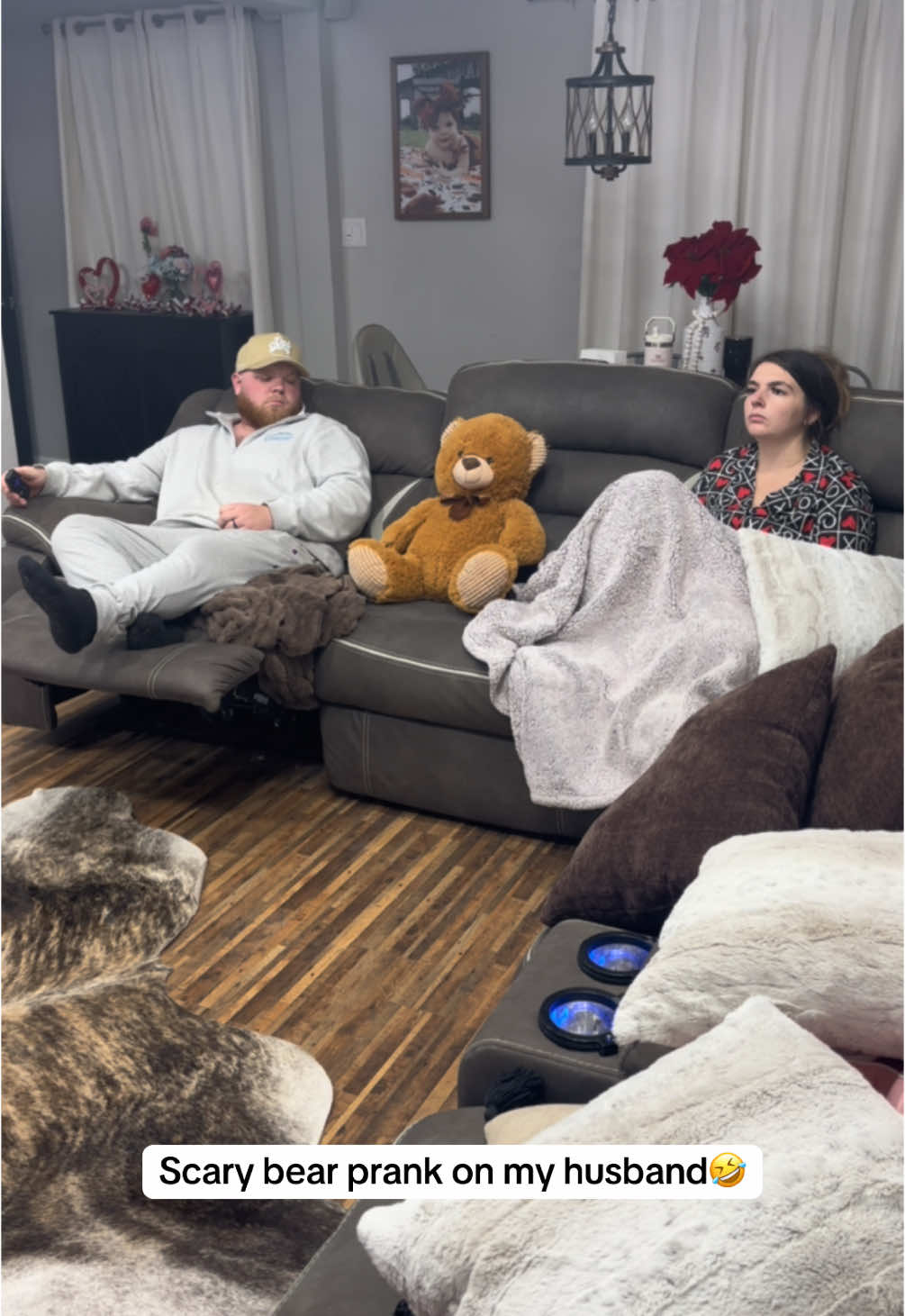He said we were about to move out🤣 #funny #comedy #marriedlife #Love #couplehumor #husbandwife #lol #couplecomedy #humor #prank 