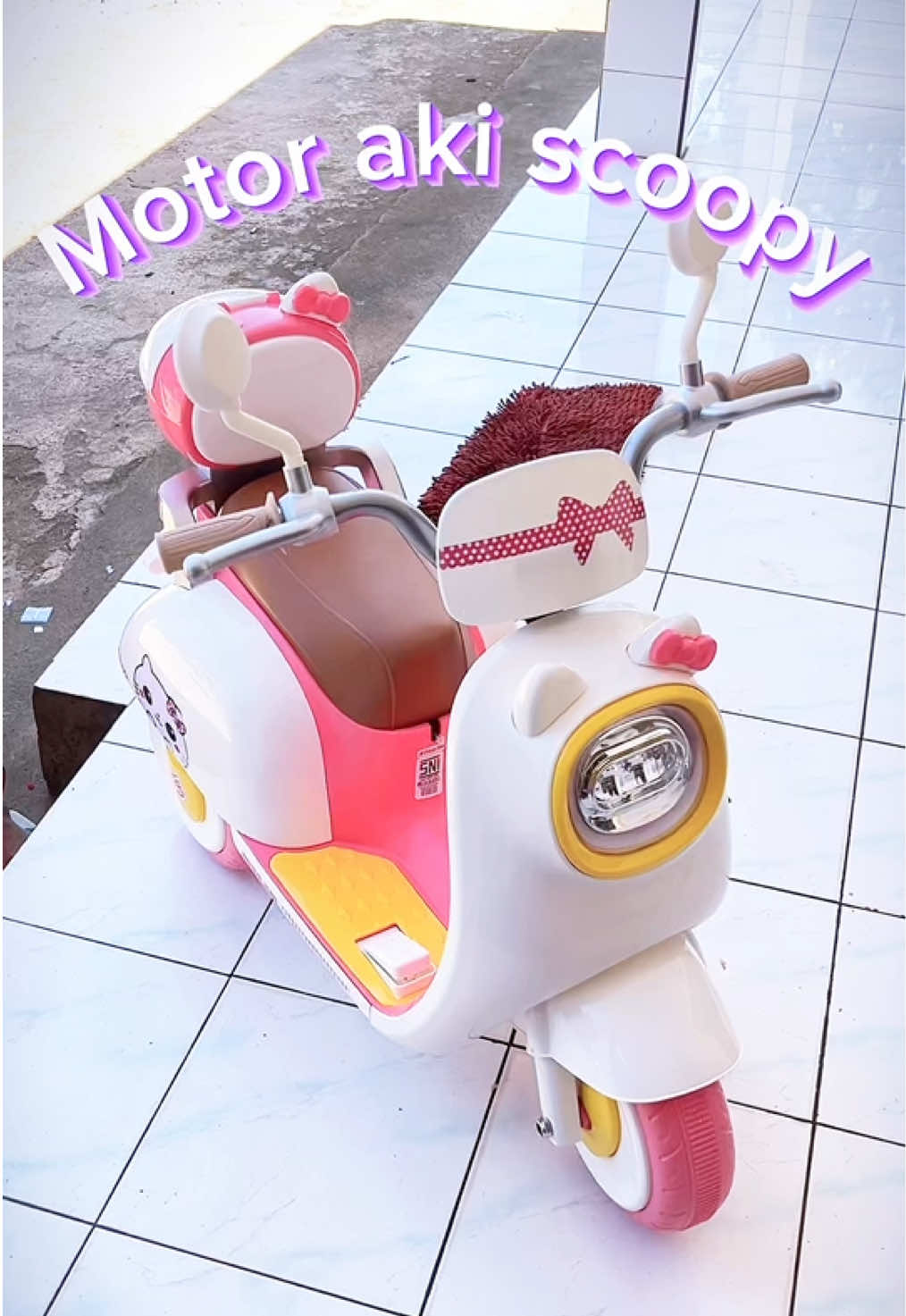 Motor aki anak scoopy  #motoraki #motorakianak #motoranak #motorscoopyanak #fy #fypシ #capcut 
