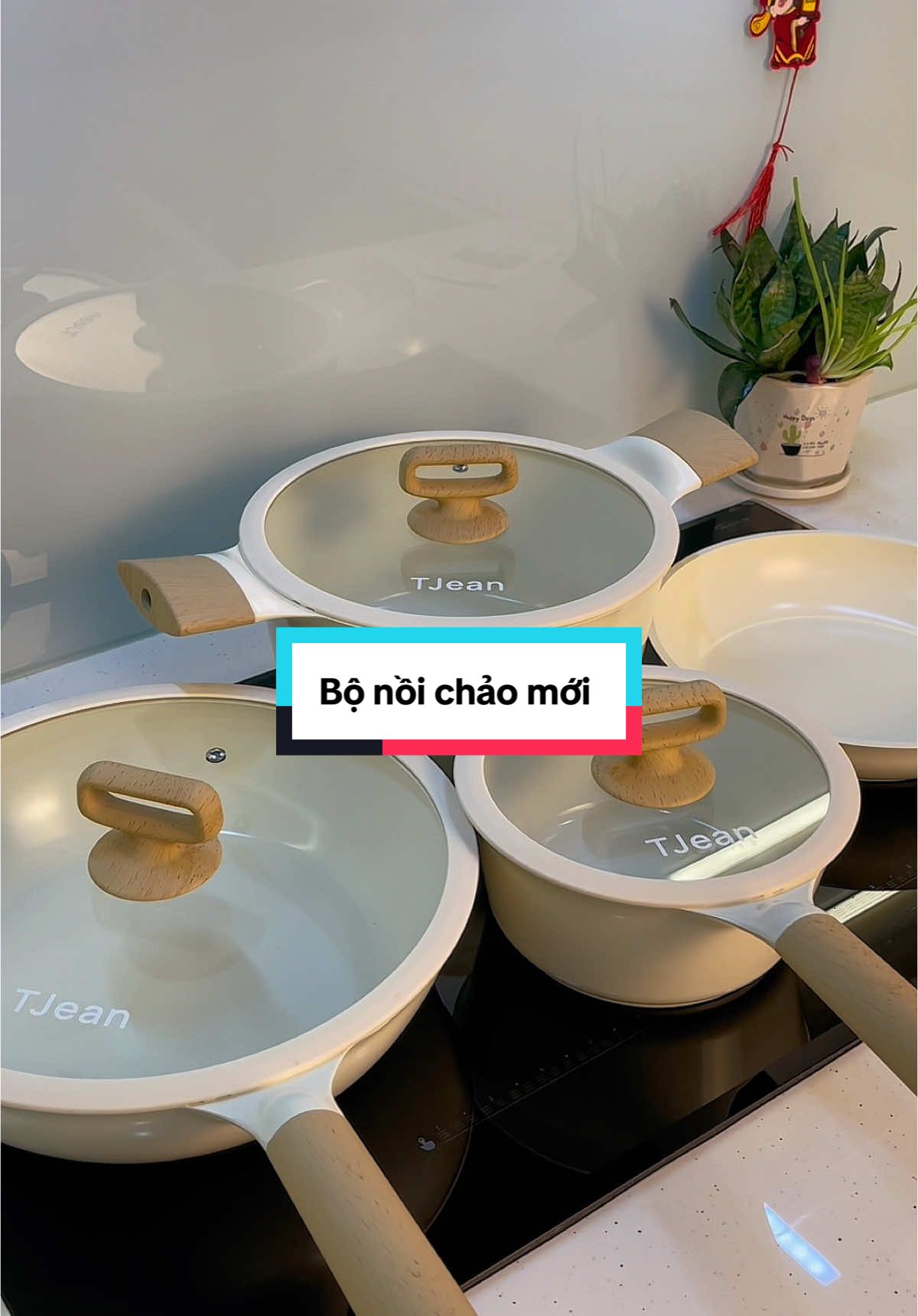 Bộ nồi chảo mới đón Tết #nhaquynhdam #ancungtiktok #tjeancookware #tjeancooker  #tjean 