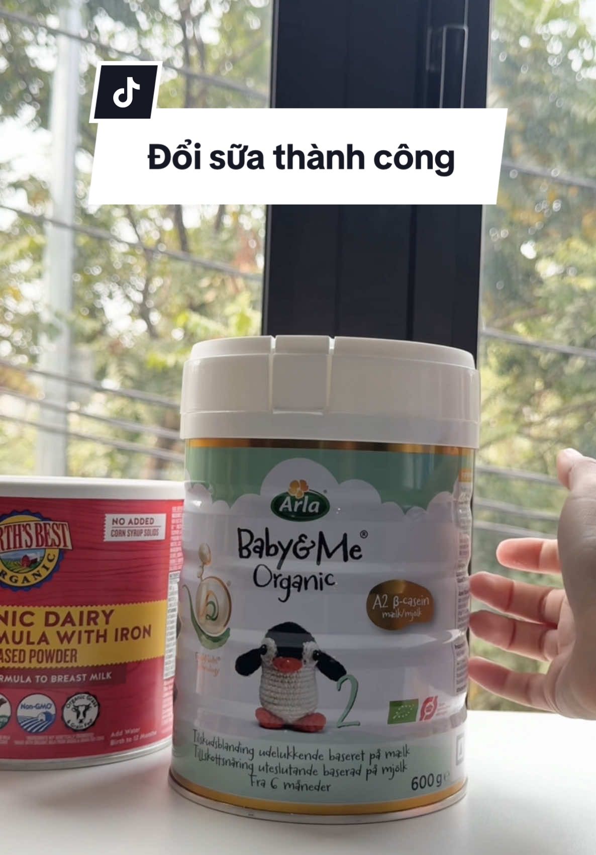 Đổi sữa thành công các bác ơi, review về Arla Organic A2 em mê như điếu đổ lun rùi các bác #xh #giadinhmocan #arla #suacongthuc #sct 