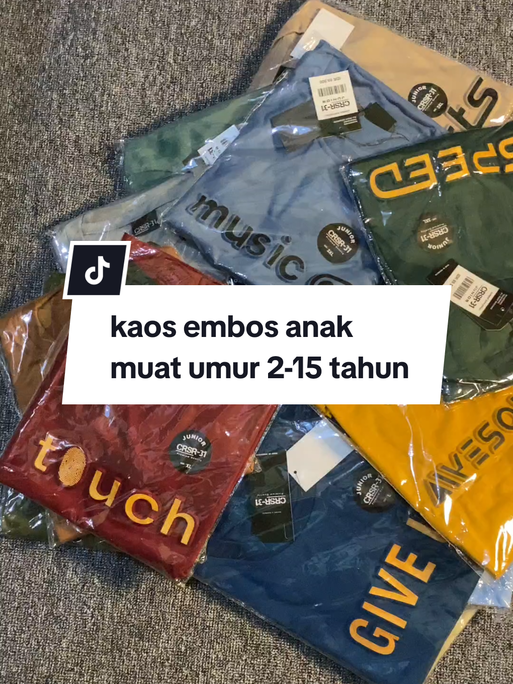 rekomendasi kaos anaknya bun, motifnya timbul keren,, lagi promo 4pcs cuma 80 ribuan 🥰 #kaosanak #bajukaos #bajuanak #bajukaosanak 