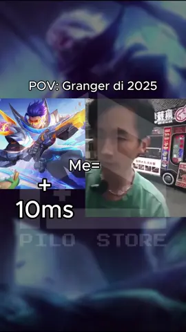 POV : Me play Granger dengan 10 ms #granger #grangertiktok #meme #memestiktok #mememlbb