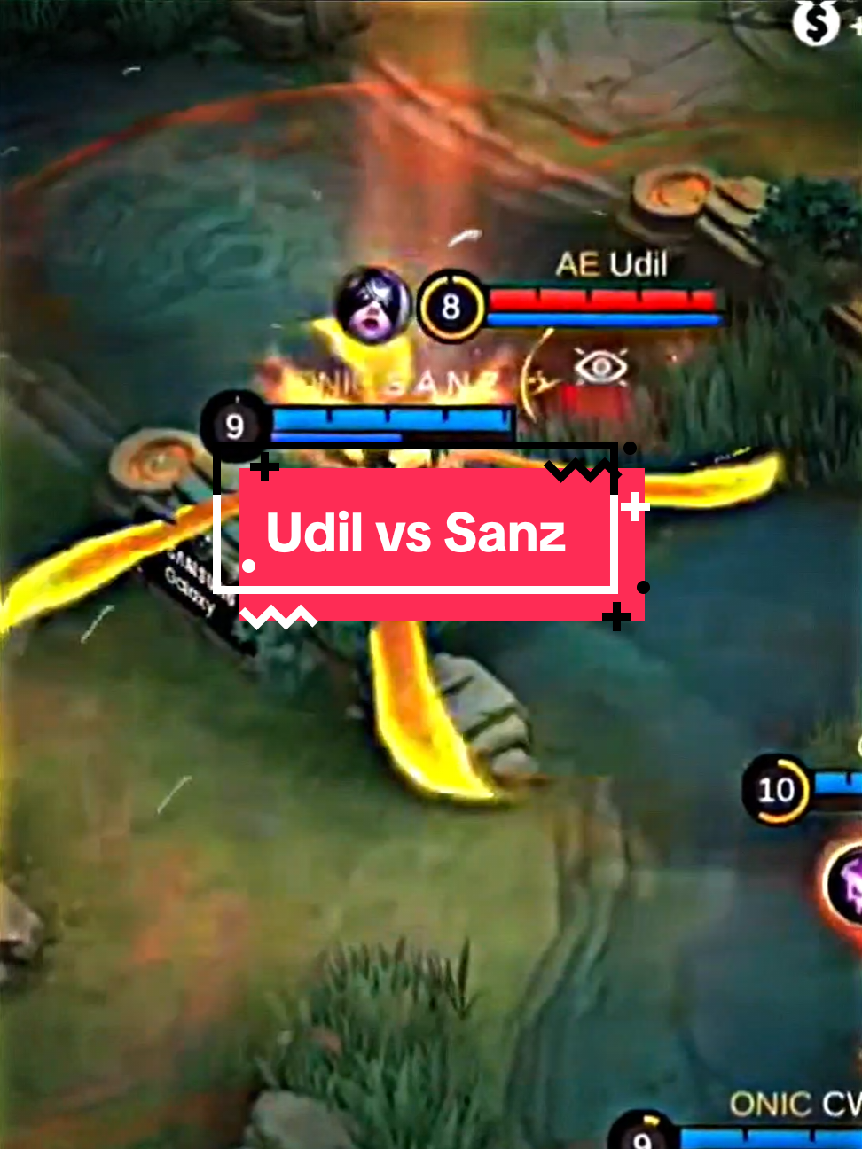 Murid vs guru adu gengsi😈🔥 #sanz #udil #MLBB #MobileLegendsBangBang #mlbbarhanemote #fypシ 
