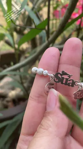 Lắc tay bạc khắc tên #xh #tiktok #xhtiktok #lactaybac #lactaykhacten 