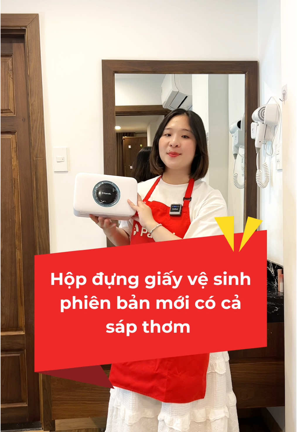 Hộp đựng giấy vệ sinh có sáp thơm phiên bản mới là nhà Parroti #parroti #yeuviecnhahon #giadungthongminh #hopdunggiay #hopdunggiaycaocap #xuhuong 