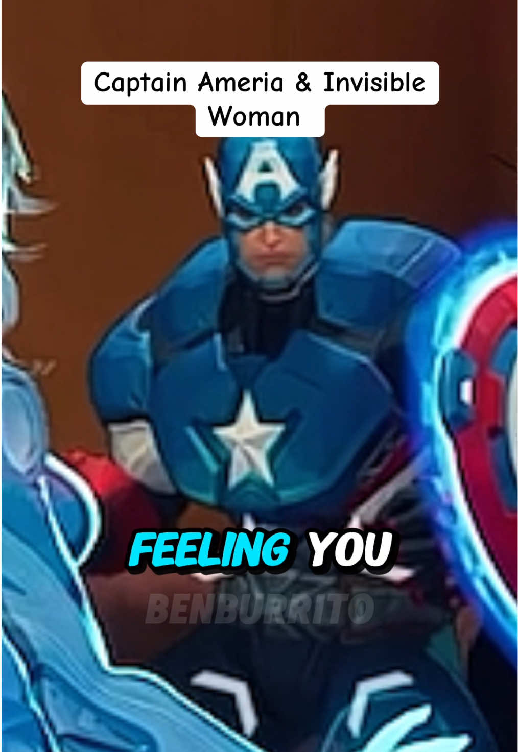 Captain America Meets Invisible Woman In Marvel Rivals #gaming #marvel 