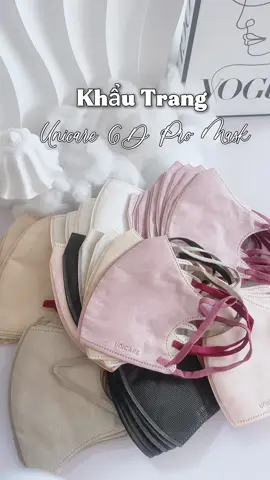 Khẩu trang xinh lắm mng ơi #khautrang #unicare #khautrang6d #khautrang6dunicare #cherryunboxx #xuhướng #unboxing 