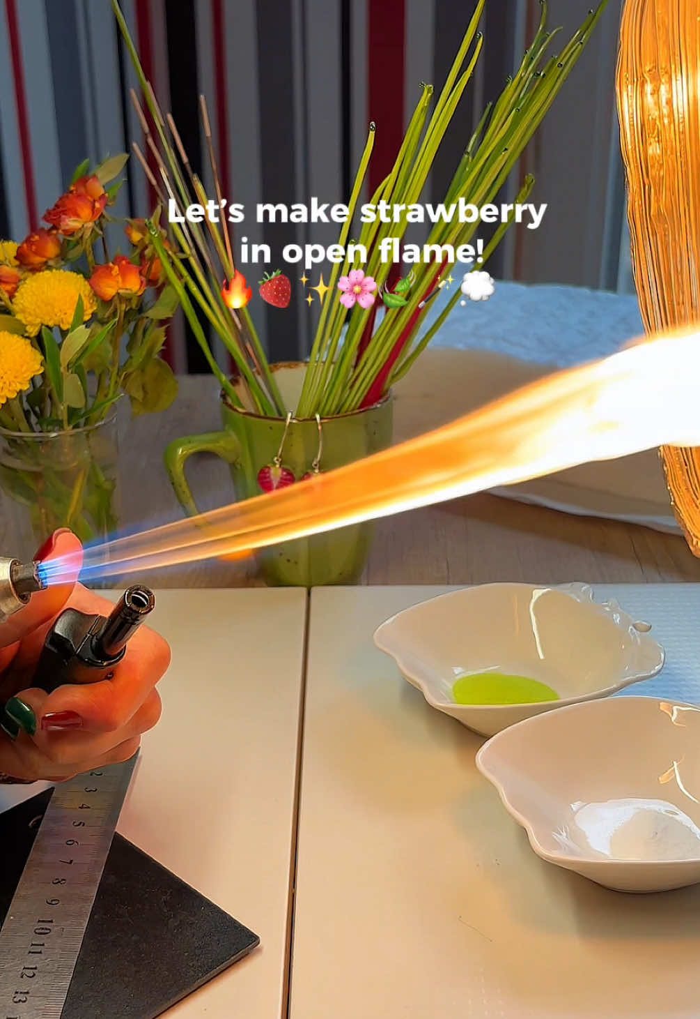 Here’s how I create glass beads shaped like strawberries!🪄🍓Every piece is made with love using the traditional lampworking technique, bringing a touch of nature to life in each bead. Should I make a mini version of this berry? Please let me know in the comments! I hope you enjoy this process as much as I love creating them!💛 #lampwork #glassart #handcrafted #artist #strawberry #lampworkbeads