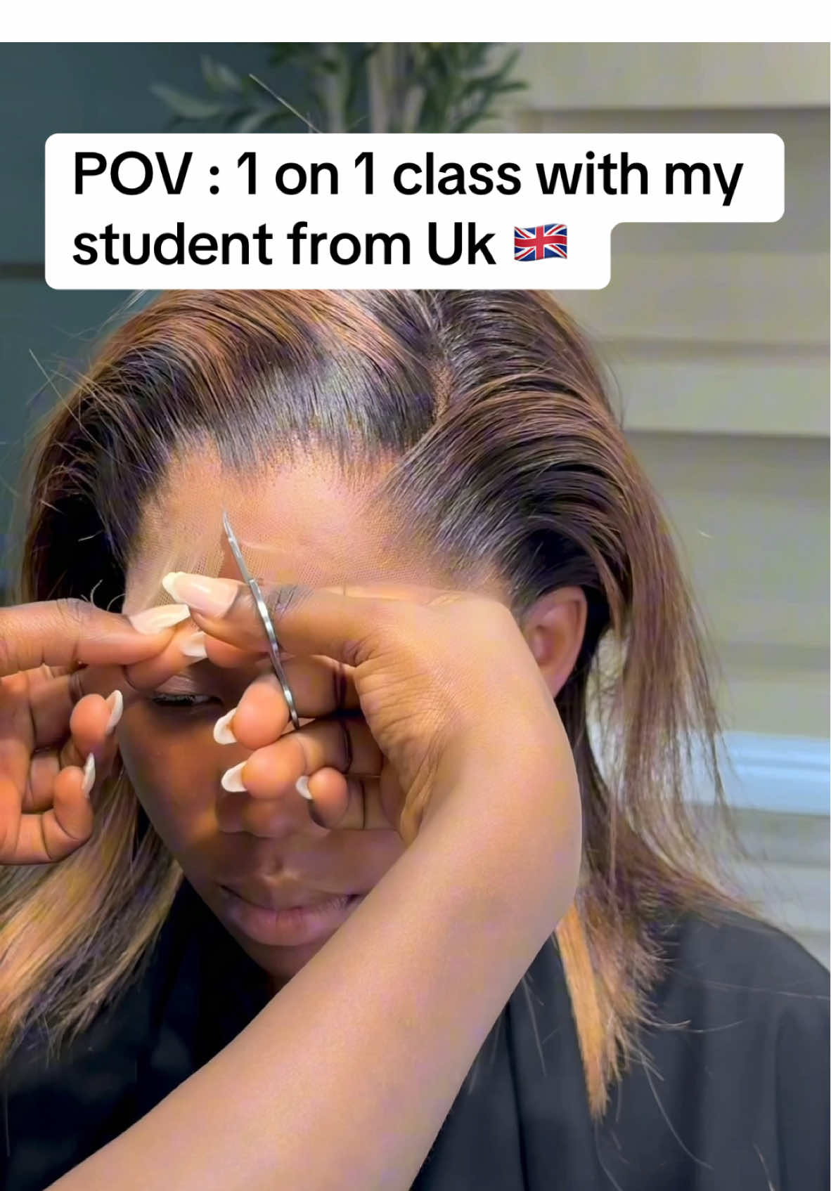 1 on 1 upgrade class with my student from uk 🇬🇧 this is her first day of practice and she did absolutely well 👏👏 Our online master class is on , very detailed, beginner friendly and upgrade class  Register now and don’t miss out  #bountybeautysalon #fyp #tiktoknigeria #yossieofbby #viraltiktok #reelsvideo #frontalmeltdown #masterclass #frontalinstall #foryoupagе #learnfromme #masterclass2025 #trending #saloninlekkiphase1 #frontalexpert 